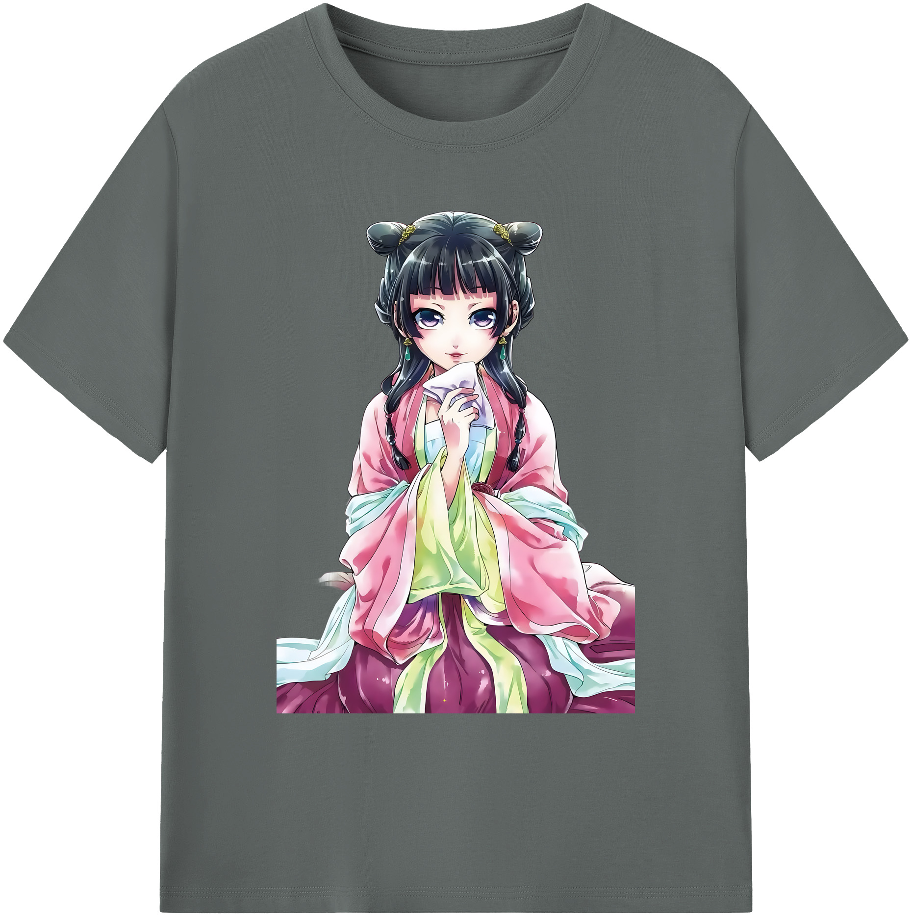（画像用） 薬屋のひとりごと The Apothecary Diaries 綿100％ メンズ半袖Tシャツ｜肌触りやわらか＆通気性